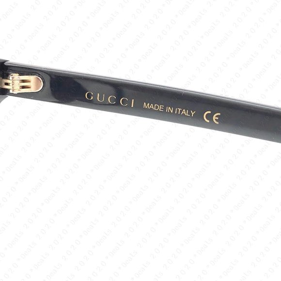 New GUCCI GG0330O 008 55mm Black Glitter Eyeglasses - Picture 11 of 11